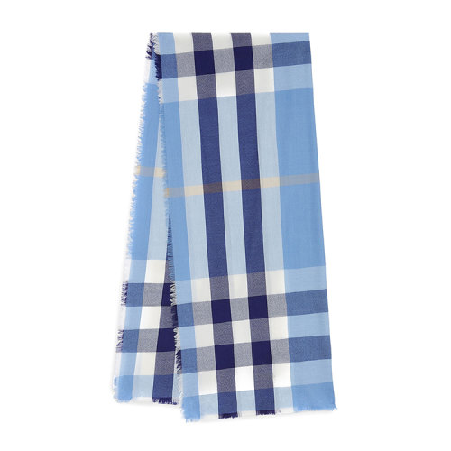 BURBERRY/博柏利 輕盈格紋羊絨圍巾80244991