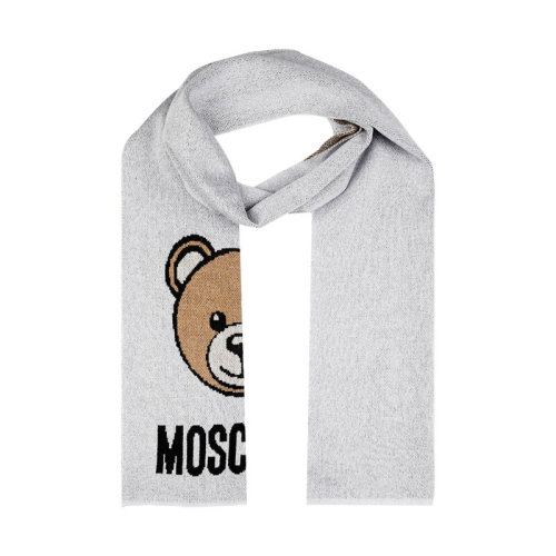 MOSCHINO/莫斯奇諾 男女同款 灰色時尚圍巾/披肩圍巾 30666M2345001