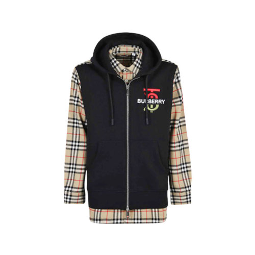BURBERRY/博柏利  巴寶莉男裝 時(shí)尚 男士典藏米色/黑色外套夾克 80340091 HKY012467