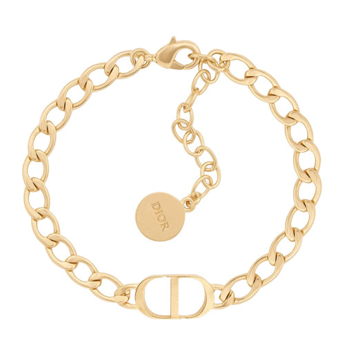 DIOR/迪奧 PETIT CD系列 女士鍍金金屬鏤空CD字母手鏈B1234PTCMT_D300