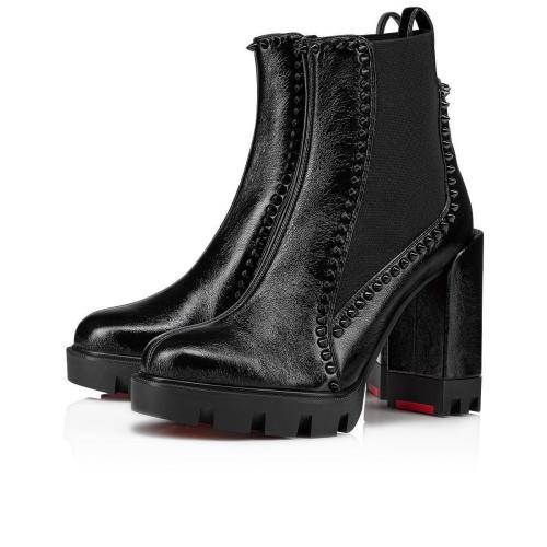  CL紅底鞋 22年秋冬 女士 短靴 Out Line Spike Lug 1230032bk01