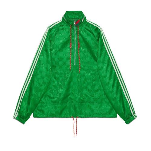 GUCCI古馳 22年秋冬 男士 adidas x Gucci大GG夾克 696651 Z8A2H 3778