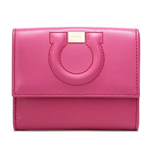Salvatore Ferragamo/菲拉格慕 女士牛皮短款錢包錢夾 22C844