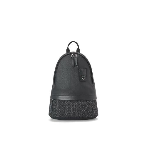LOEWE羅意威 22年秋冬 男士 雙肩包 Round Slim Backpack in calfskin and Anagram jacquard B