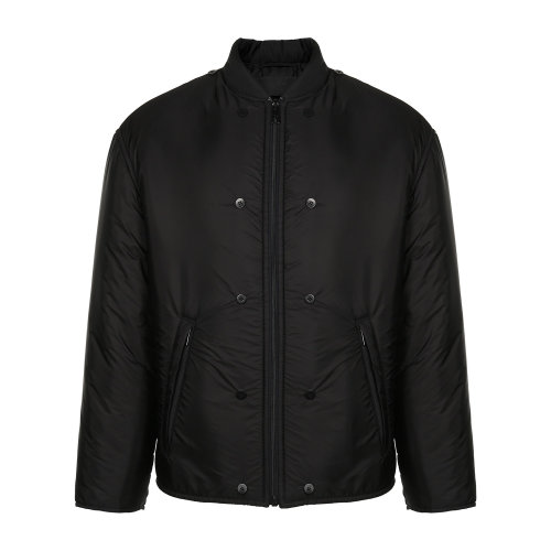 PRADA/普拉達(dá) 男士棉服 拉鏈黑色男士短款棉服