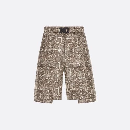  DIOR迪奧 22年秋冬 男士 短褲 CACTUS JACK DIOR 工裝短褲 283L189A0595_C187