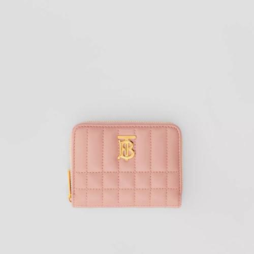  BURBERRY 22年秋冬 女士 Lola – 絎縫皮革蘿納拉鏈錢夾 80623701