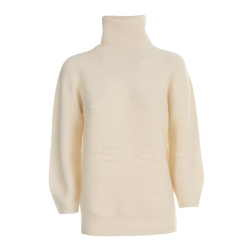 MaxMara/麥絲瑪拉  女士白色羊毛經(jīng)典時(shí)尚百搭高領(lǐng)秋冬針織衫/毛衣 13660603600 008