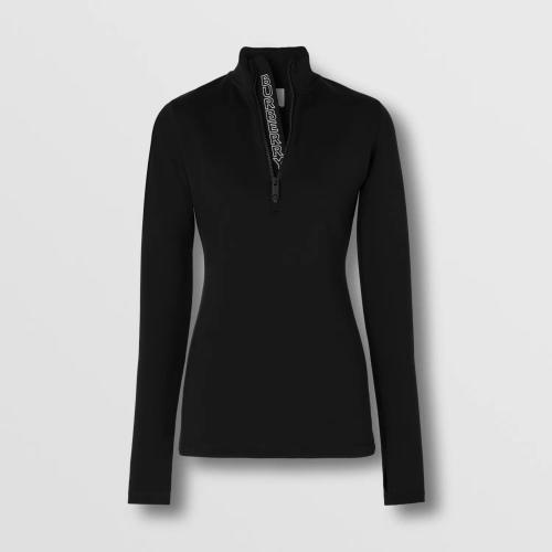  BURBERRY 22年秋冬 女士 徽標(biāo)裝飾彈力平織高領(lǐng)上衣 80586871