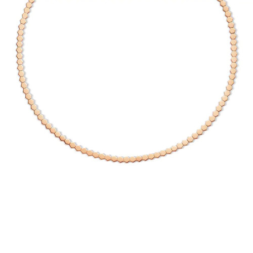 Chaumet/尚美  Bee My Love系列 女士18k金玫瑰金幾個(gè)圖案項(xiàng)鏈083987