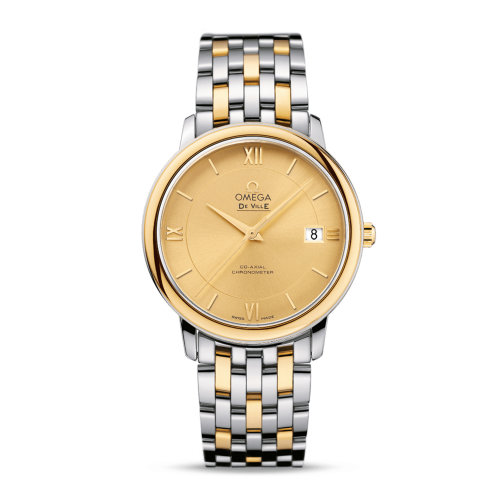 OMEGA/歐米茄 碟飛系列 典雅 同軸腕表 精鋼 18K金 自動機械 男士腕表 424.20.37.20.08.001