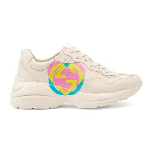  GUCCI古馳 22年秋冬 女士 Rhyton系列女士飾愛心運(yùn)動(dòng)鞋 692931 DRW00 9522