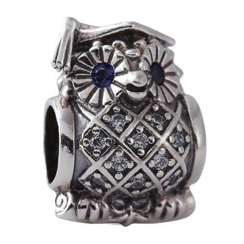 PANDORA/潘多拉 女士925銀學(xué)士貓頭鷹串珠 791502NSB