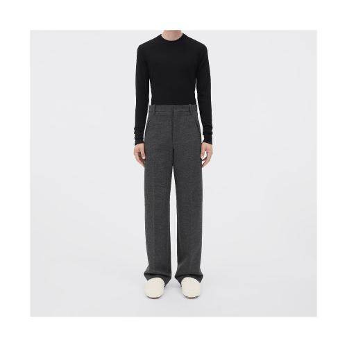  BV葆蝶家 22年秋冬 男士 休閑褲 pantalon droit en flanelle de laine 716707V2CA01962