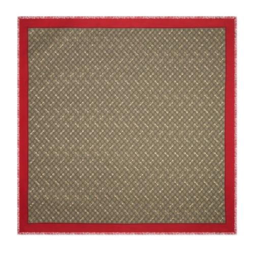  GUCCI古馳 22年秋冬 女士 GG馬銜扣印花莫代爾披肩 662577 3GA40 6475 預(yù)定商品2-6周發(fā)貨