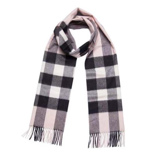 BURBERRY/博柏利  多色羊絨格紋流蘇拼色圍巾圍脖8015549/A1424【主推】