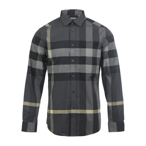 BURBERRY/博柏利 經(jīng)典格紋男士長(zhǎng)袖襯衫8050329
