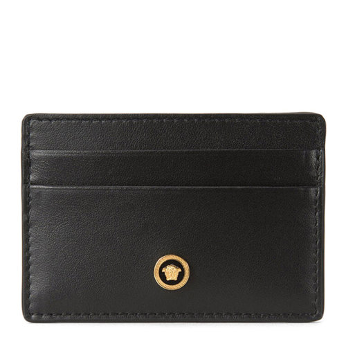 VERSACE/范思哲范思哲 男士黑色金色美杜莎頭像零錢包 DPN2467-DVTE4-D41OH