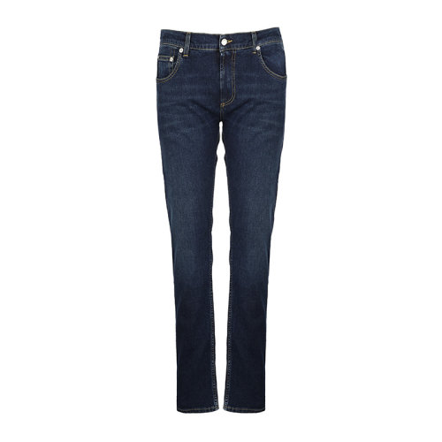 Alexander McQueen/亞歷山大麥昆時尚微彈直筒男士牛仔褲625681QQY21