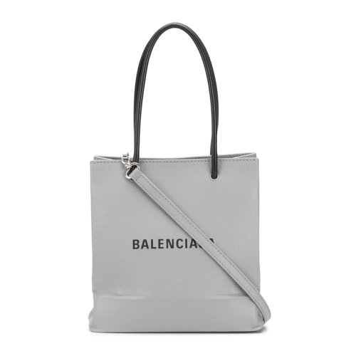 BALENCIAGA/巴黎世家 女士 包袋  灰色小牛皮手機包 手提包