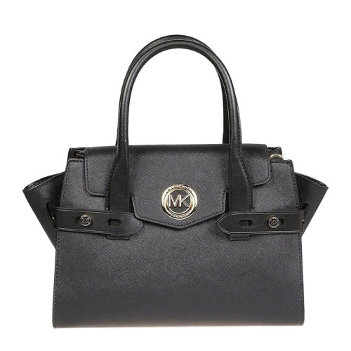 Michael Kors/邁克·科爾斯 女士純色皮革金色MK字母徽標單肩包斜挎包手提包女包 30S0GNMS1L 多色可選