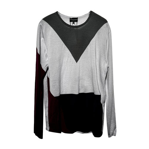 Emporio Armani/安普里奧阿瑪尼 混色男士長(zhǎng)袖針織衫