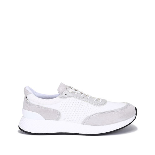 Z ZEGNA/杰尼亞 男士織物配皮Piuma休閑運動鞋 212 LHCBO A5107X