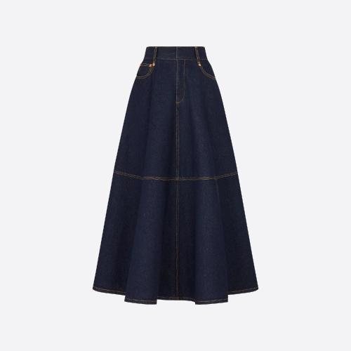  DIOR迪奧 22年秋冬 女士 半身裙 喇叭形半裙 312J31A3554_X5549