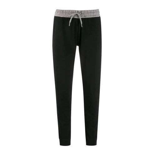  Emporio Armani/安普里奧阿瑪尼 女士黑色棉質(zhì)休閑運(yùn)動褲 6GTP55 J31Z 1200 PLFSX