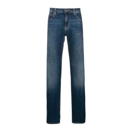  Emporio Armani/安普里奧阿瑪尼 男士藍(lán)色棉質(zhì)牛仔褲 8N1J45 V0MZ 0941 PLFSX