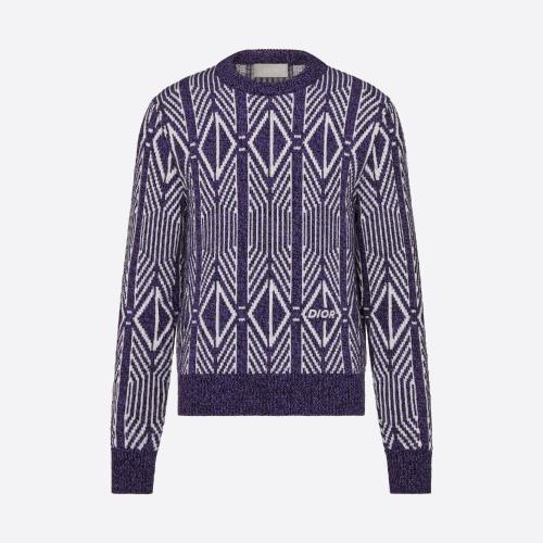  DIOR迪奧 22年秋冬 男士 針織衫 Pull a col rond 313M650AT477_C480