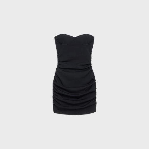  CELINE賽琳思琳 22年秋冬 女士 連衣裙 MINI ROBE VISCOSE UNDERPINNING 2A24Y496P.38NO