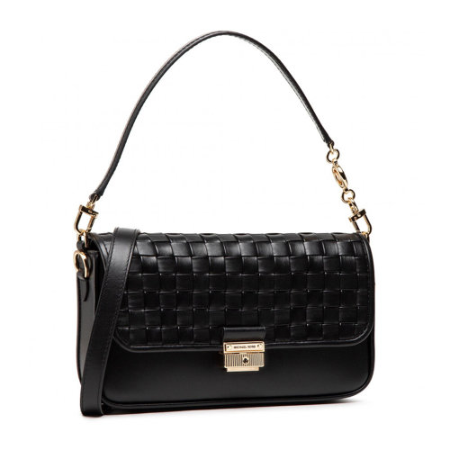 【高圓圓宋祖兒同款】Michael Kors/邁克.科爾斯 MK女包 Bradshaw系列 女士翻蓋經(jīng)典單肩包30S1G2BL1T