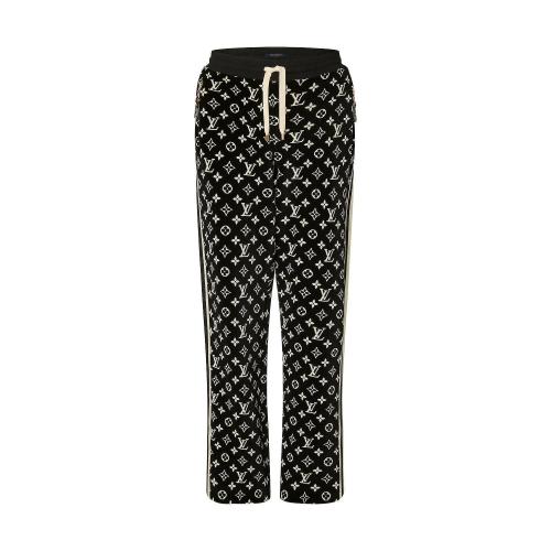  LV路易威登 22年秋冬 女士 休閑褲 PANTALON DE JOGGING EN TISSU éPONGE MONOGRAM 1AAKVI 1A