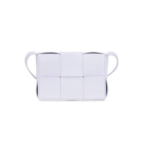 Bottega Veneta/葆蝶家 CASSETTE斜挎包迷你Intreccio編織皮革 羊皮革 666688VMAY15308