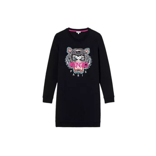 KENZO/高田賢三 女士黑色棉質(zhì)連衣裙 F862RO8354XA-99