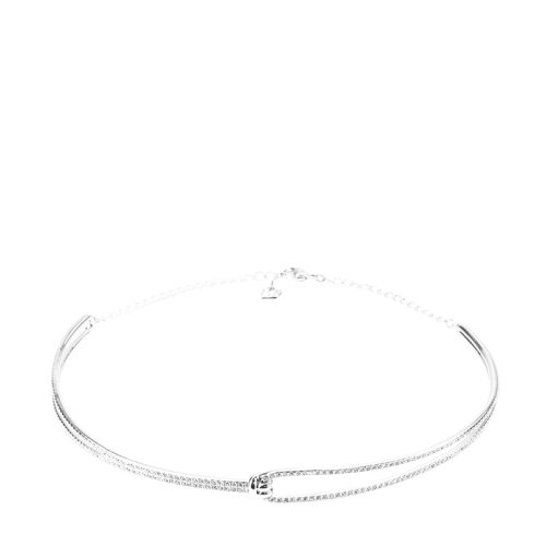 Swarovski/施華洛世奇 女士玫瑰白色仿水晶時(shí)尚簡(jiǎn)約LIFELONG束頸鎖骨鏈項(xiàng)鏈 5390822