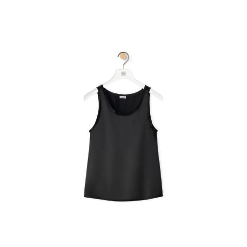  LOEWE羅意威 22年秋冬 女士 背心 Tank top in satin S359Y07X42-1100