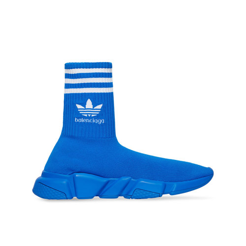 Balenciaga/巴黎世家 22年秋冬新款 ADIDAS聯(lián)名SPEED系列 男士藍(lán)色/白色高性能3D針織面料運(yùn)動(dòng)鞋717591WBDV14090