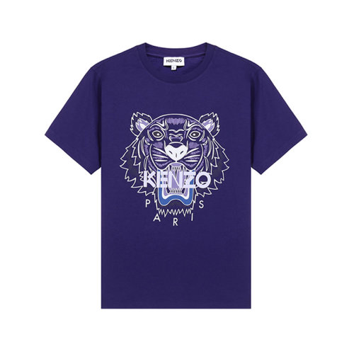 KENZO/高田賢三 男士短袖T恤 男士棉質(zhì)圓領(lǐng)短袖T恤虎頭圖案 5TS020 4YA