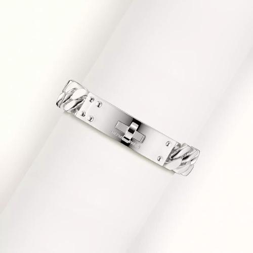  HERMES愛馬仕 22年秋冬 女士 手鏈 Bracelet Kelly Gourmette， grand modele H120432B 00LG