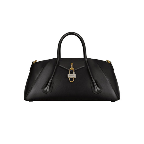 Givenchy/紀梵希 22新款 Antigona系列 女士小號黑色皮革磁性封口拆卸調(diào)節(jié)肩帶單肩手提斜挎梯形包BB50RDB1NF-001