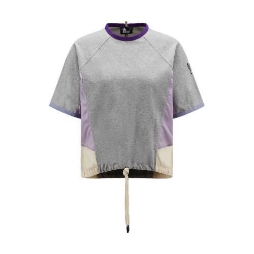  MONCLER蒙可蒙克萊 22年秋冬 女士 短袖T恤 French Terry T-Shirt H20988C00002809AD985