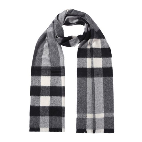 BURBERRY/博柏利 男女同款 中性山羊絨材質(zhì)經(jīng)典格紋圍巾圍脖 3949026