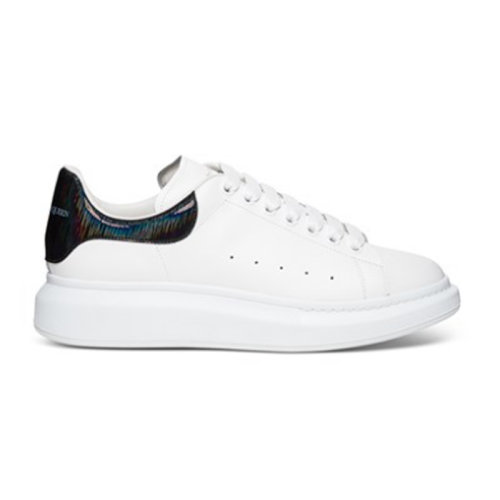 Alexander McQueen/亞歷山大麥昆  男鞋男士白色低幫時(shí)尚簡(jiǎn)約小白鞋休閑運(yùn)動(dòng)鞋  553680WIA4N9061  GMH0012BC