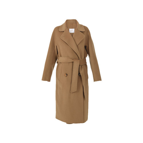 GeleiStory/GeleiStory  秋冬新款氣質(zhì)經(jīng)典寬松顯瘦中長款羊毛大衣   女士大衣