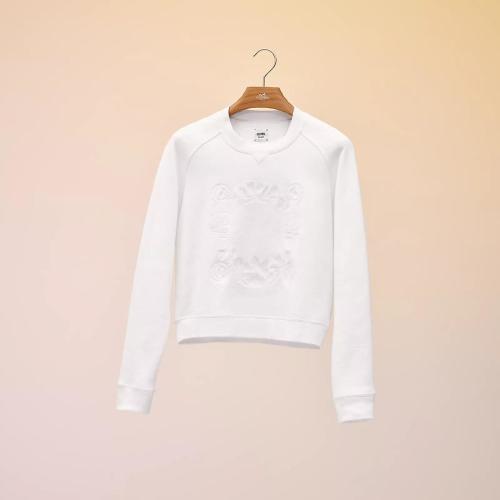  HERMES愛馬仕 22年秋冬 女士 衛(wèi)衣 Sweat-shirt brode H2E4609DQ9034