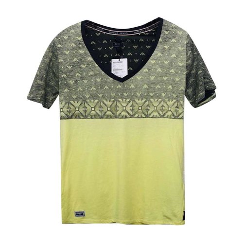 ARMANIJEANS/阿瑪尼牛仔/黃色女士短袖T恤