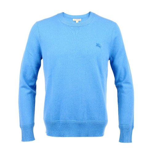  BURBERRY/博柏利 男士淺藍(lán)色羊絨針織衫/毛衣 3974206 PLFSX