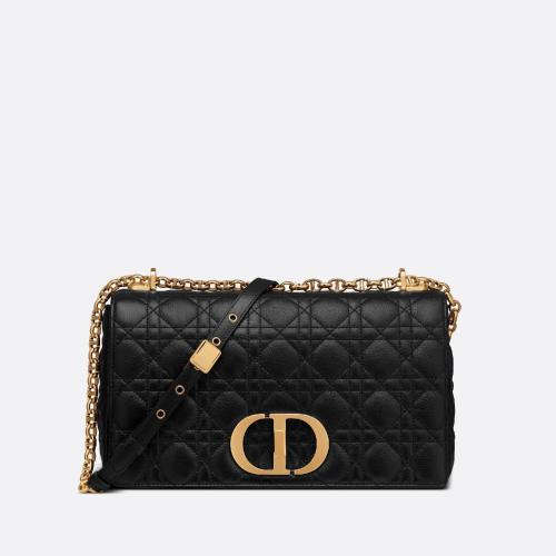  DIOR迪奧 22年秋冬 女士 單肩包 大號 Dior Caro 手袋 M9243UWHC_M900 預定商品1-3周發(fā)貨
